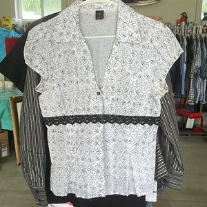 Womens short sleeve dress shirt